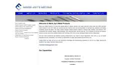 Desktop Screenshot of mj-metalproducts.com