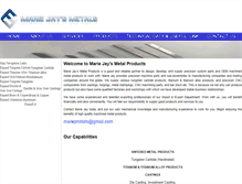 Tablet Screenshot of mj-metalproducts.com